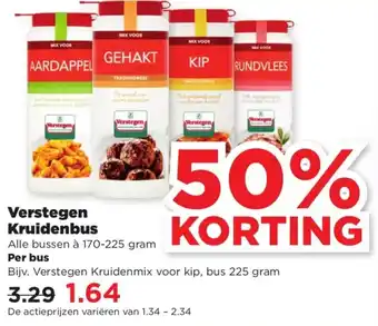 PLUS Verstegen kruidenbus aanbieding