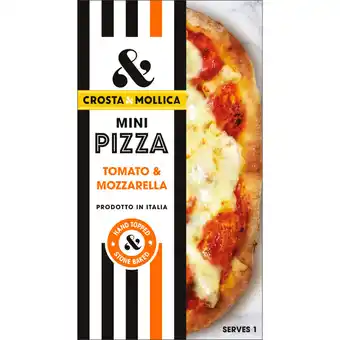 Albert Heijn Crosta & mollica mini pizza tomato & mozzarella aanbieding