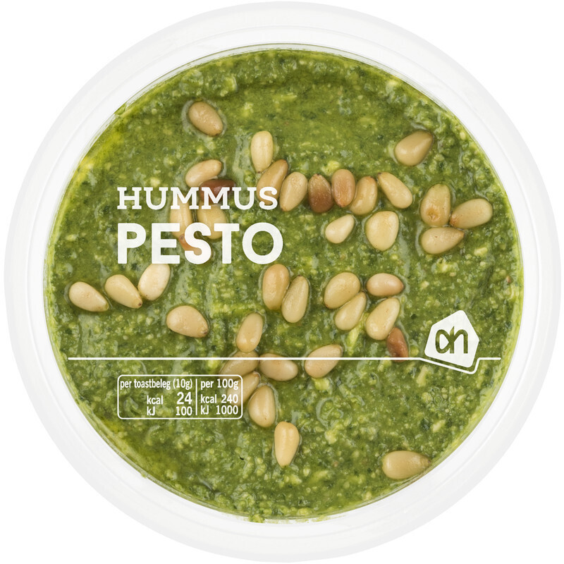 Ah hummus pesto aanbieding bij Albert Heijn