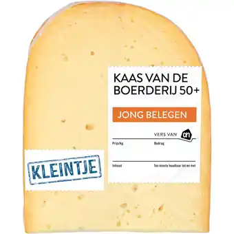 Albert Heijn Ah kaas van de boerderij jong belegen 50+ aanbieding