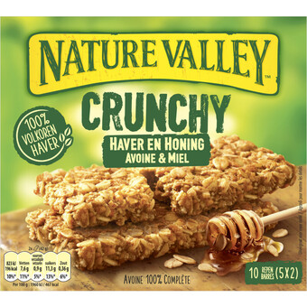 Albert Heijn Nature valley crunchy haver en honing koek aanbieding