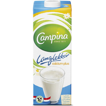 Albert Heijn Campina langlekker halfvolle melk calcium plus aanbieding