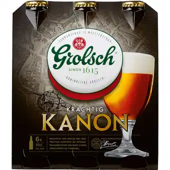 Albert Heijn Grolsch krachtig kanon 6-pack aanbieding