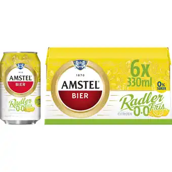 Albert Heijn Amstel radler fris 0.0 6-pack aanbieding