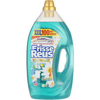Albert Heijn Frisse reus wasmiddel vloeibaar gel lotus amandel aanbieding
