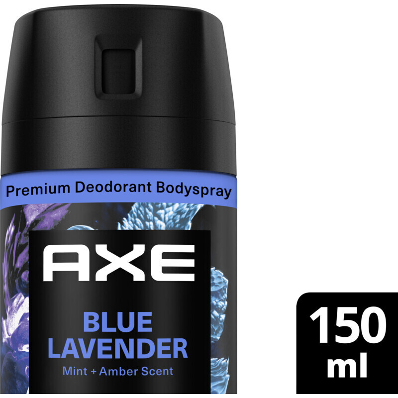 Axe fine fragrances blue lavender bodyspray aanbieding bij Albert Heijn