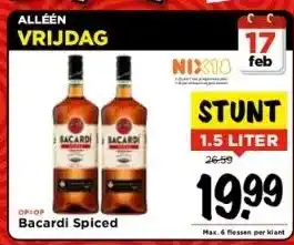 Vomar Voordeelmarkt Bacardi spiced aanbieding