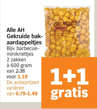 Albert Heijn Alle ah gekruide bakaardappeltjes aanbieding