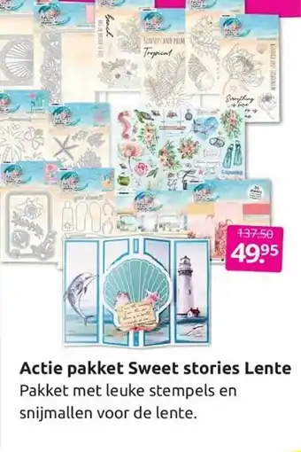 Boekenvoordeel Actie pakket sweet stories lente aanbieding