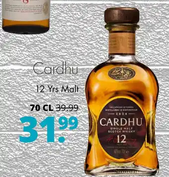 Mitra Cardhu 12 Yrs Malt aanbieding