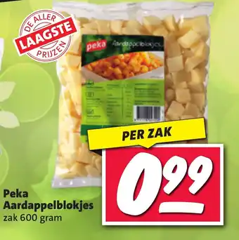 Nettorama Peka Aardappelblokjes 600 gram aanbieding