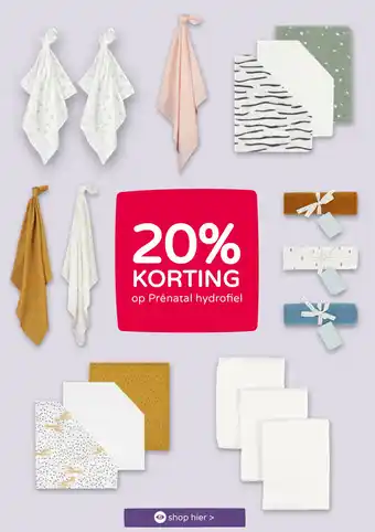 Prenatal Korting op prenatal hydrofiel aanbieding