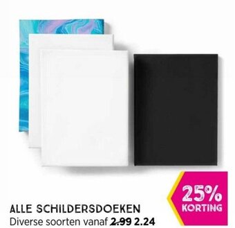 Xenos Alle schildersdoeken aanbieding