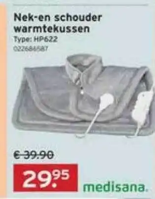 Heuts Medisana nek-en schouder warmtekussen aanbieding