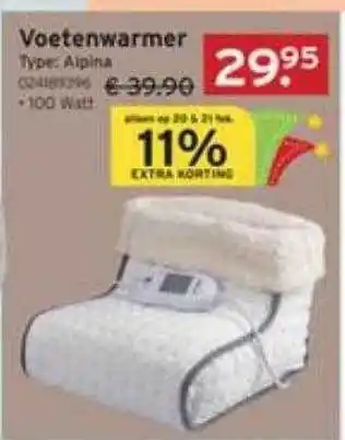 Heuts Voetenwarmer alpina aanbieding