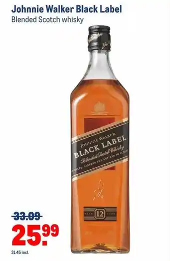 Makro Johnnie walker black label blended scotch whisky aanbieding