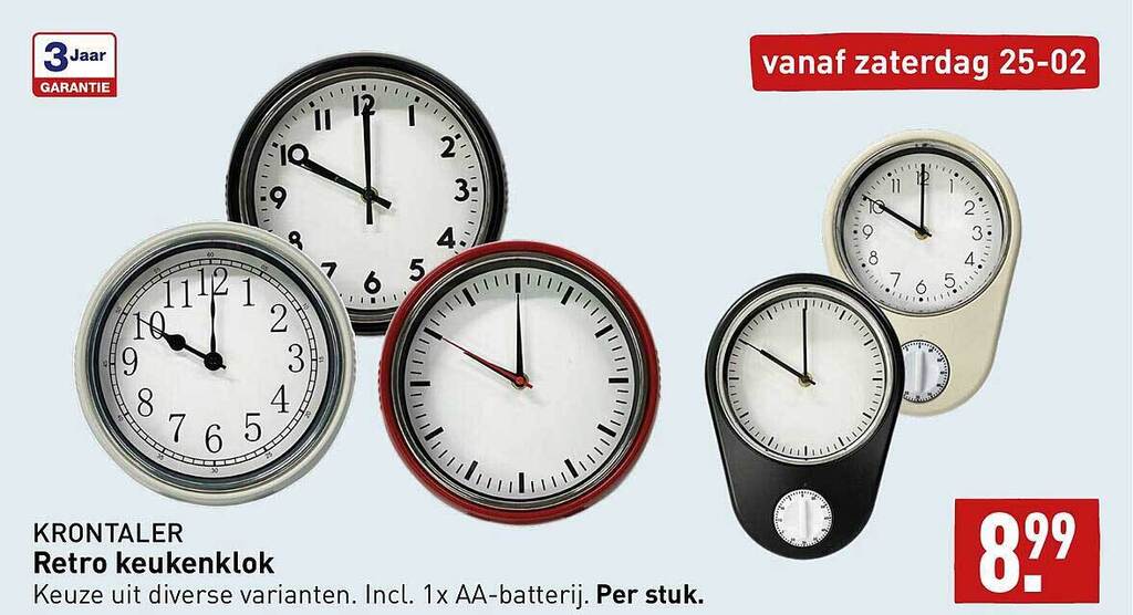 Krontaler horloge online aldi