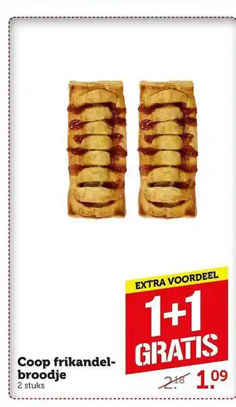 Coop Coop frikandelbroodje aanbieding