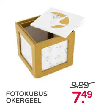 Prenatal Fotokubus okergeel aanbieding