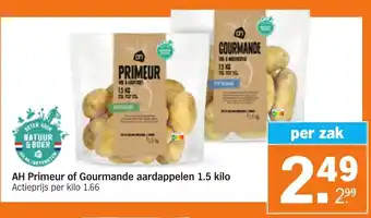 Albert Heijn AH Primeur of Gourmande aardappelen 1.5 kilo aanbieding