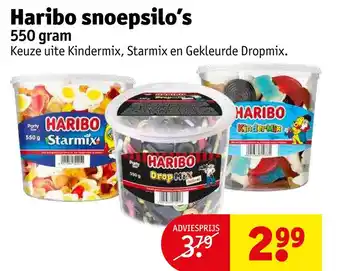 Kruidvat Haribo snoepsilo's aanbieding