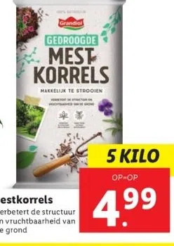 Lidl Mestkorrels aanbieding