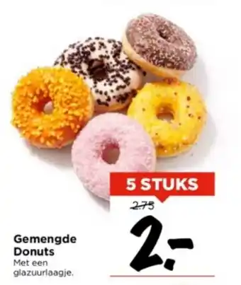 Vomar Voordeelmarkt Gemengde Donuts 5 stuks aanbieding