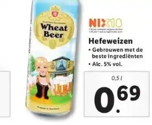 Lidl Hefeweizen aanbieding