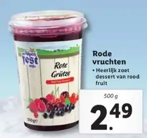 Lidl Rode vruchten aanbieding