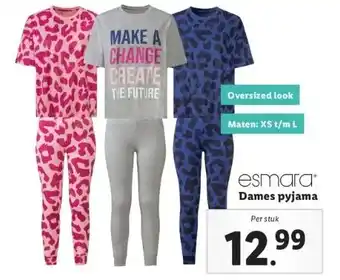 Lidl Esmara dames pyjama aanbieding
