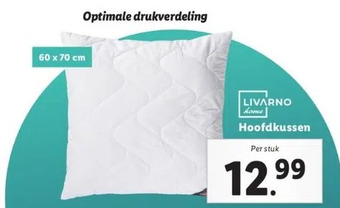 Lidl Hoofdkussen aanbieding