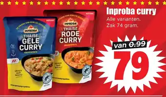 Dirk Inproba curry 74g aanbieding