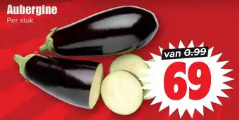 Dirk Aubergine per stuk aanbieding