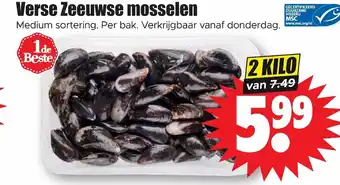 Dirk Verse zeeuwse mosselen aanbieding
