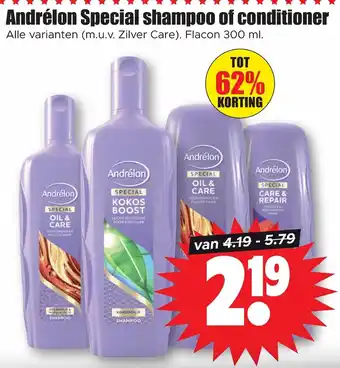 Dirk Andrelon special shampoo of conditioner 300ml aanbieding