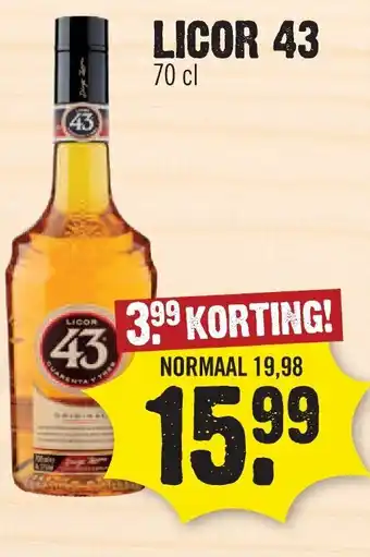 Dirk Licor 43 70cl aanbieding