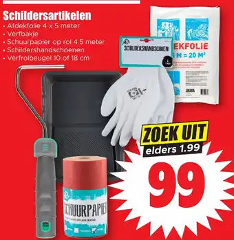 Dirk Schildersartikelen aanbieding