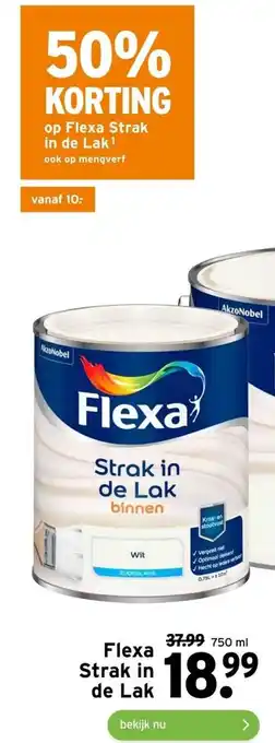 GAMMA Flexa strak in de lak 750ml aanbieding