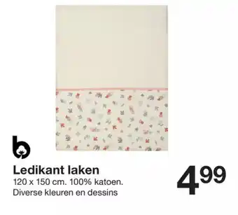 Zeeman Ledikant laken aanbieding