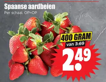 Dirk Spaanse aardbeien aanbieding