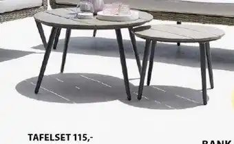 Jysk Tafelset aanbieding