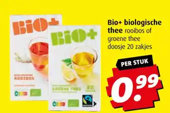 Boni Bio+biologische thee aanbieding