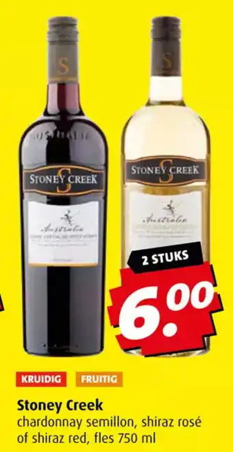 Boni Stoney Creek 750 ml 2 stuks aanbieding