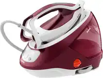 Bol.com Tefal gv9220 stoomstrijkijzer station 2600 w durilium airglide autoclean soleplate bordeaux rood wit aanbieding
