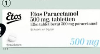 Etos Etos Paracetamol 500 mg aanbieding