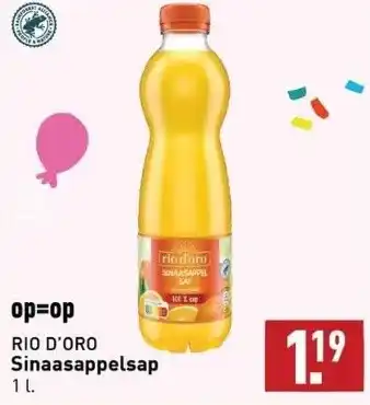 ALDI Sinaasappelsap aanbieding