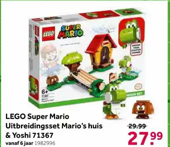 Intertoys Lego super mario uitbreidingsset mario's huis & yoshi 71367 aanbieding