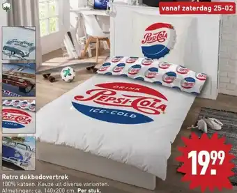 ALDI Retro dekbedovertrek aanbieding