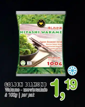 Amazing Oriëntal Golden diamond wakame - zeewiersalade aanbieding