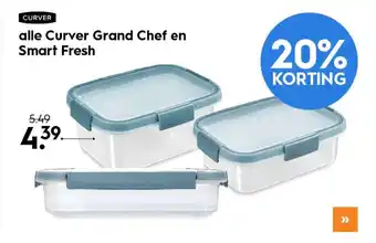 Blokker Alle curver grand chef en smart fresh aanbieding